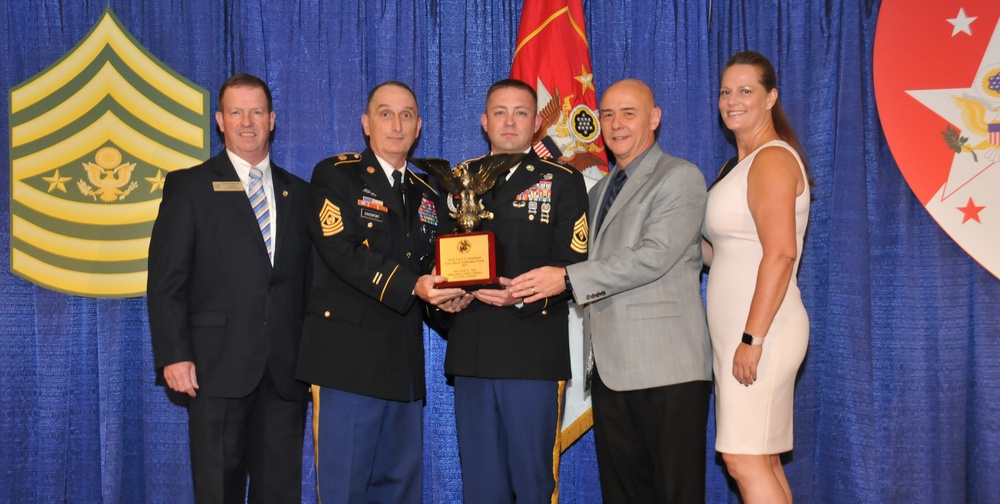 Sgt. Maj. Larry L. Strickland Educational Leadership Award, presented to 19th ESC First Sergeant