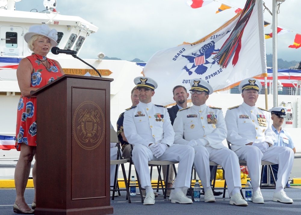 Coast Guard commissions Hawaii's first Sentinel-class cutter