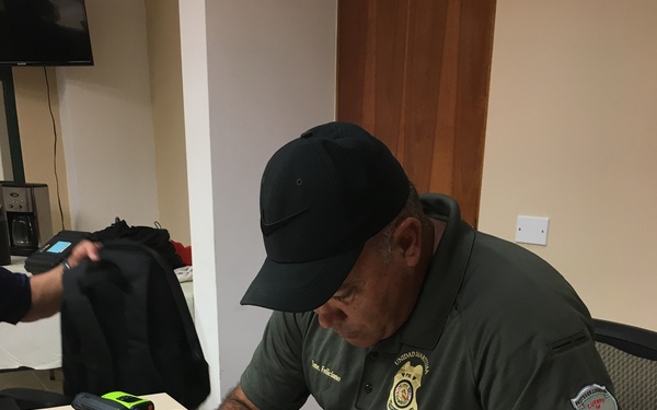 Maria ESF-10 PR Unified Command responders evaluate damaged vessels in Puerto Rico