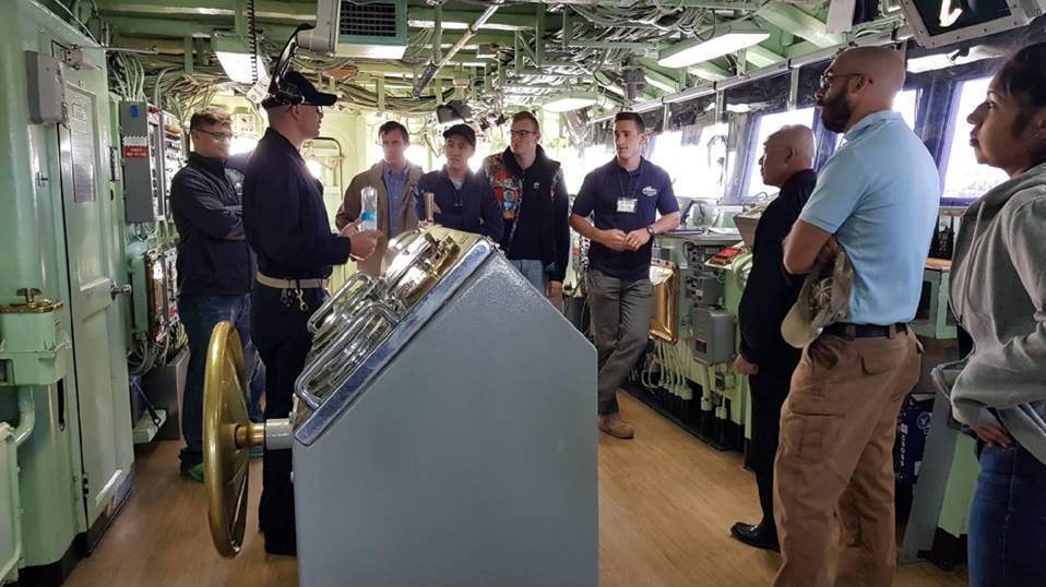 NAVSUP FLC Sigonella Conducts &quot;Meet the Fleet&quot; Trip to USS Mount Whitney (LCC-20)