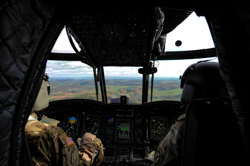 Helos galore: 424th ABS hosts 1st ACB in support of Atlantic Resolve