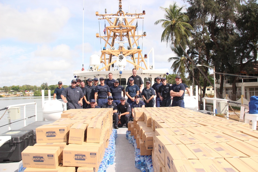 DVIDS - Images - Coast Guard, Dominican navy onload food donation for ...