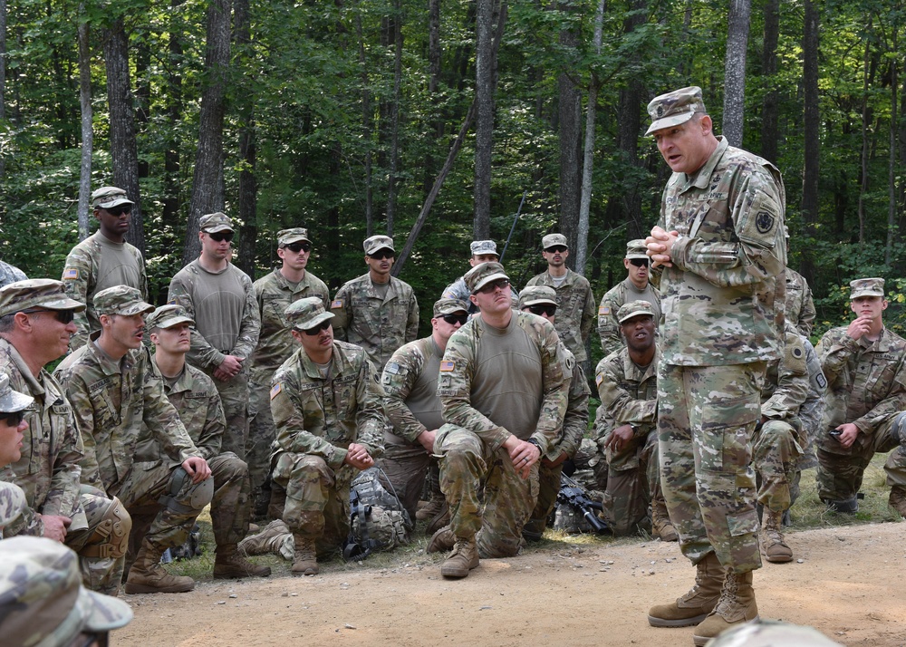 SEA Visits Northern Strike exercise participants