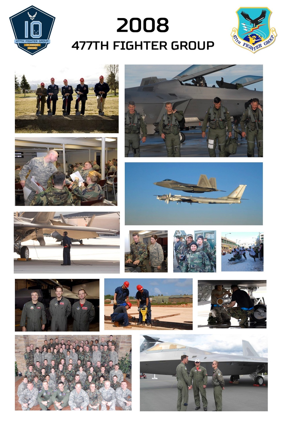 477th fighter group, 10th Anniversary