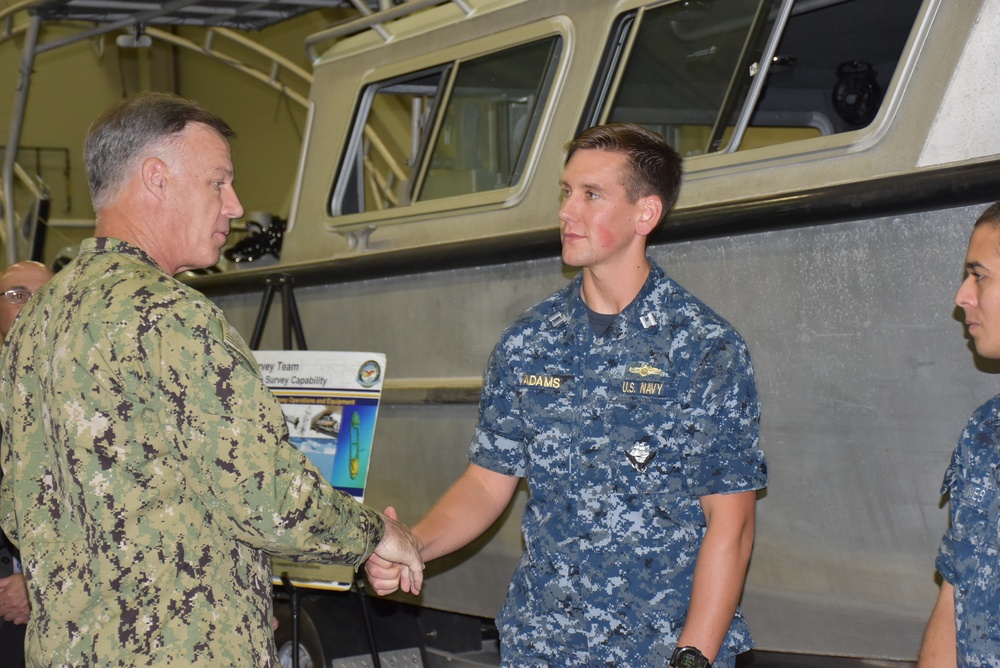 Rear Adm. Buck Visits Naval Oceanography