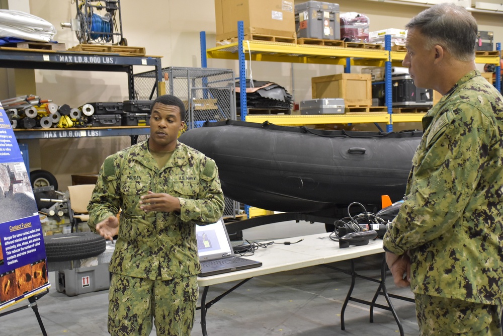 Rear Adm. Buck Visits Naval Oceanography