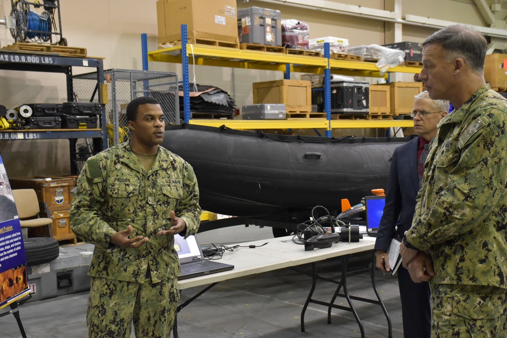 Rear Adm. Buck Visits Naval Oceanography