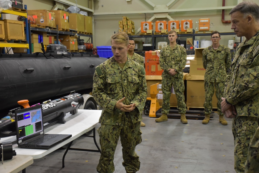 Rear Adm. Buck Visits Naval Oceanography