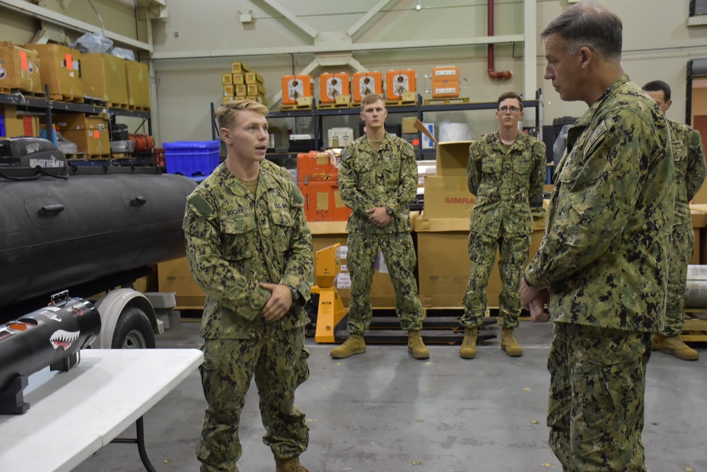 Rear Adm. Buck Visits Naval Oceanography