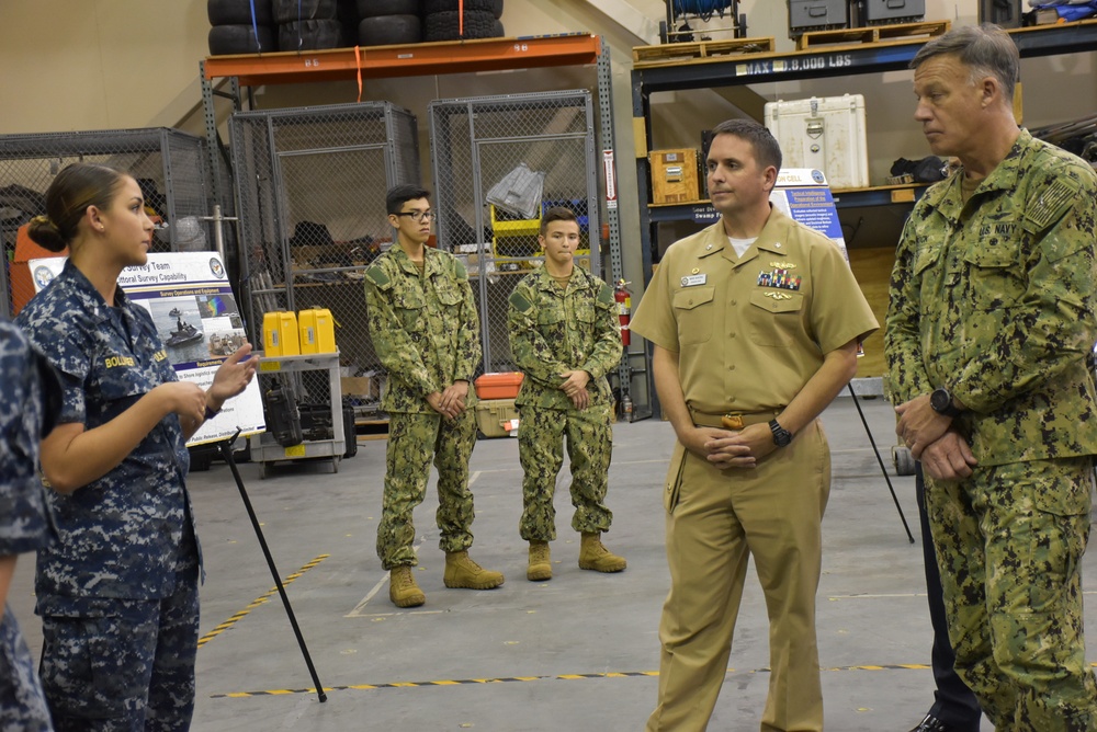 Rear Adm. Buck Visits Naval Oceanography