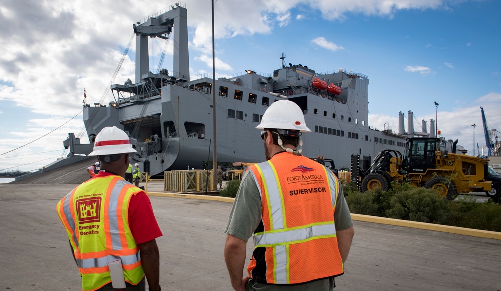 Partnership enables JB Charleston sealift relief efforts to Puerto Rico