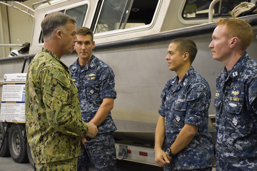 Rear Adm. Buck Visits Naval Oceanography