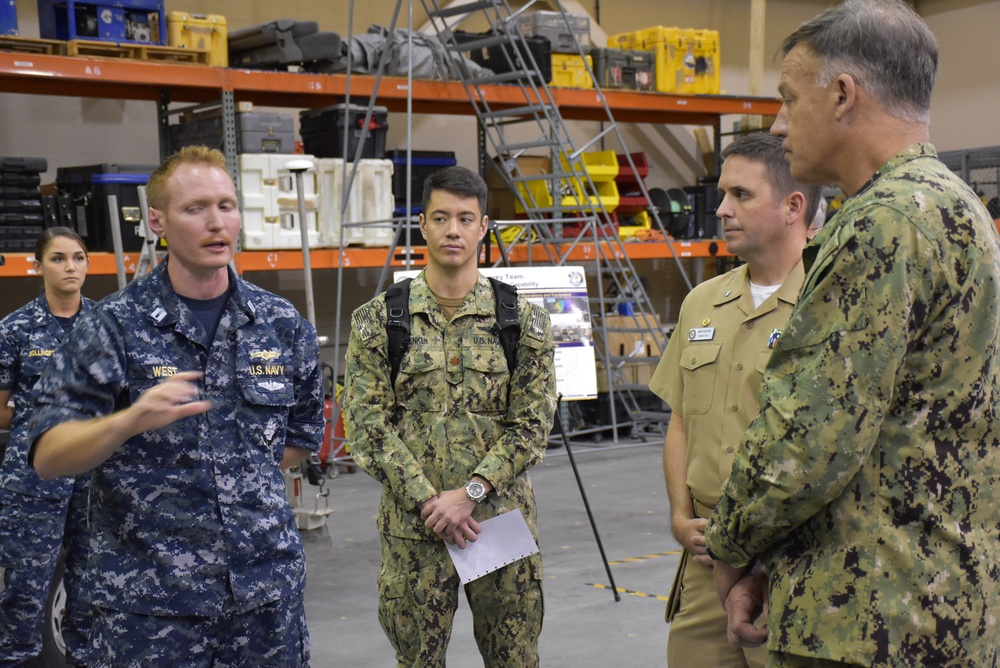 Rear Adm. Buck Visits Naval Oceanography