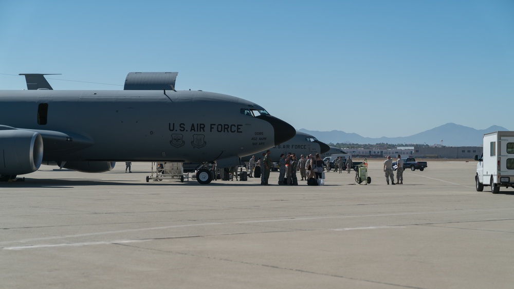 Citizen Reserve Airmen return from deployment to awaiting families at March Air Reserve Base