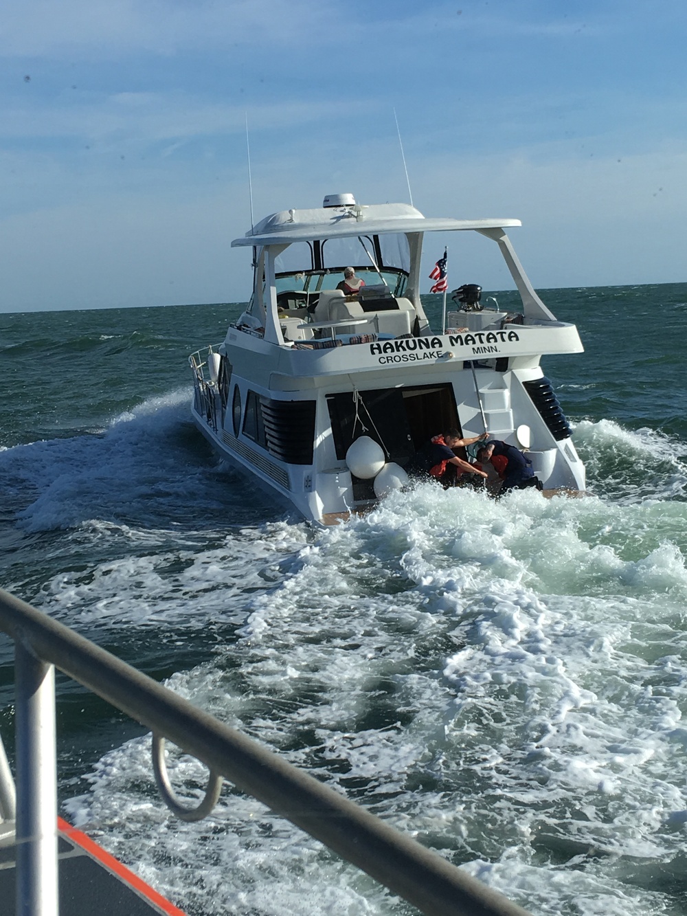 Coast Guard assists 2 in vessel taking on water off Cape May, NJ