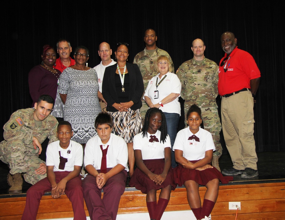Corps deployed employees discuss STEM with Virgin Island students