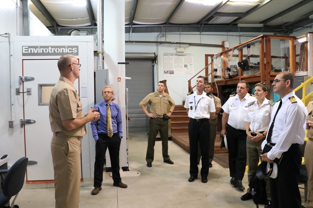 Foreign Naval Attachés Visit NHRC