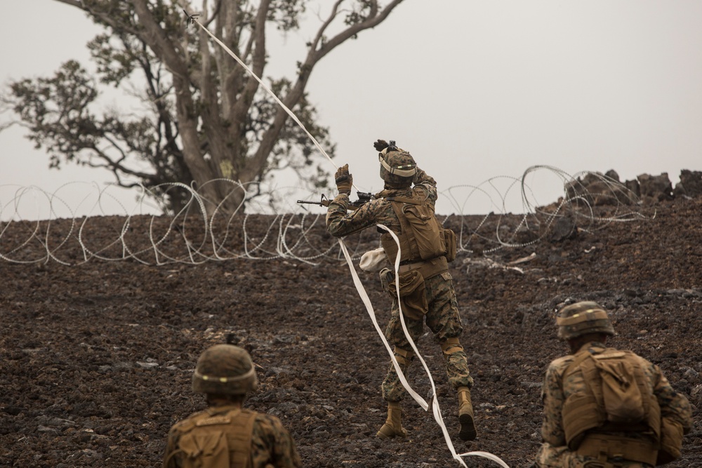 2nd Battalion, 3rd Marines conduct the Infantry Platoon Battle Course