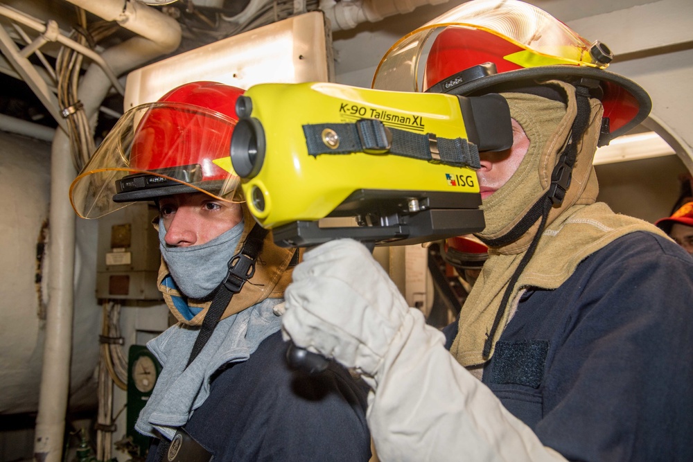 Princeton Sailors conducts general quarters drill