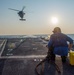 Sailor conducts flight operations aboard USS Princeton