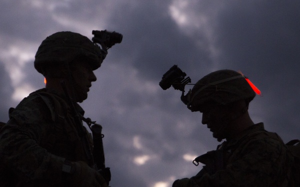 U.S. Marines conduct air assault in support of Blue Chromite 18