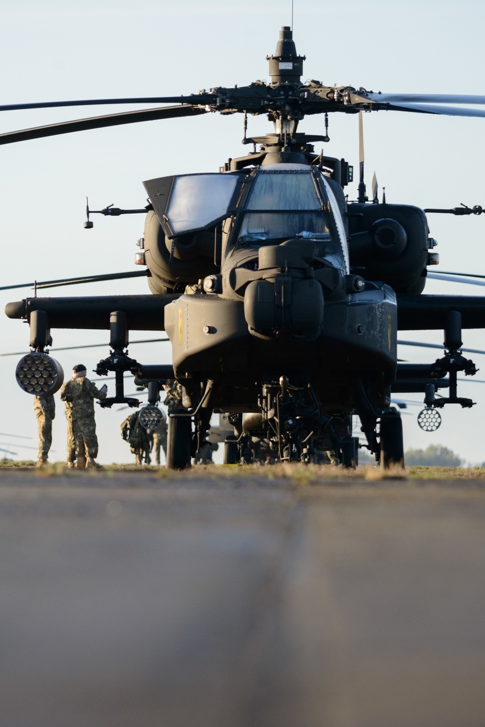 Air Cav Helicopters leave Belgium for Operation Atlantic Resolve