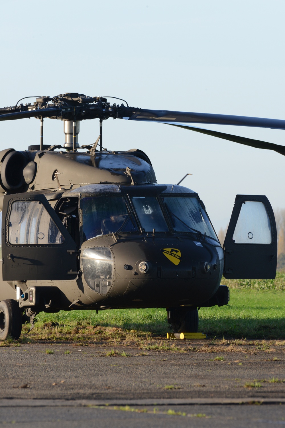Air Cav Helicopters leave Belgium for Operation Atlantic Resolve