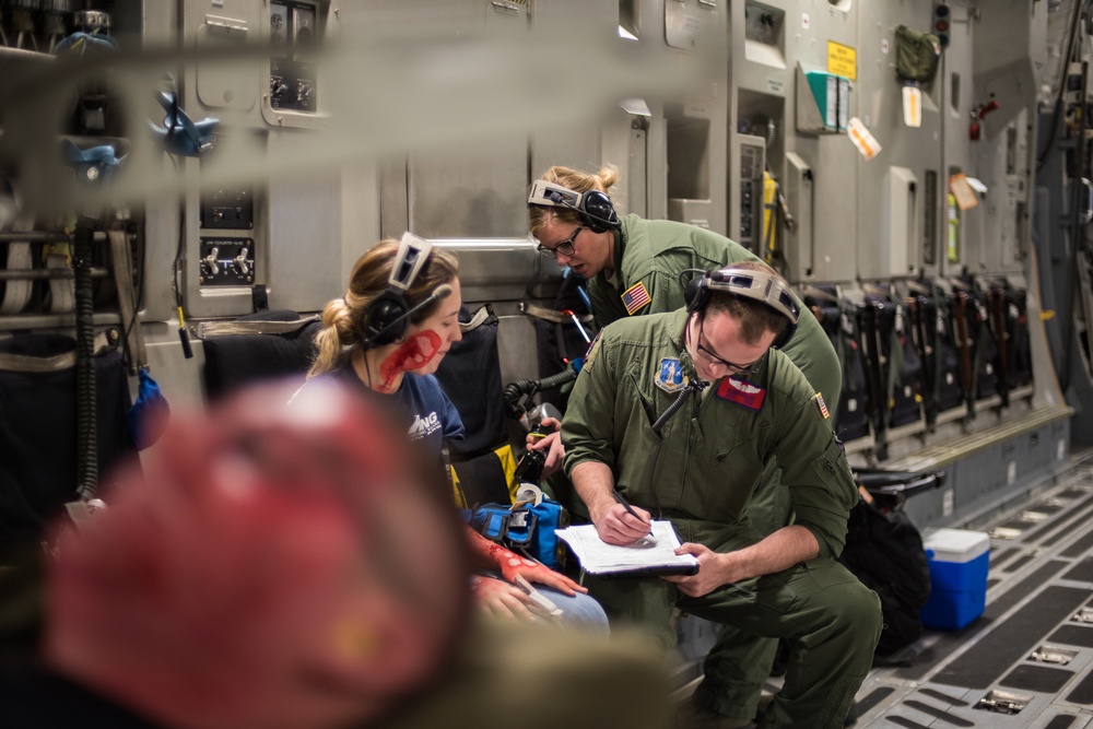 137th Aeromedical Evacuation Squadron transports ‘wounded’ in Vigilant Guard exercise