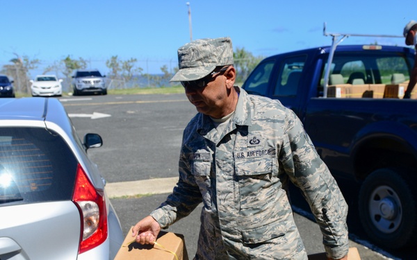 156th Airlift Wing delivers food and water to 140th Support Squadron