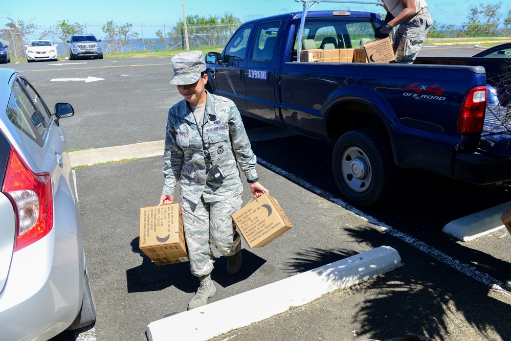 156th Airlift Wing delivers food and water to 140th Support Squadron