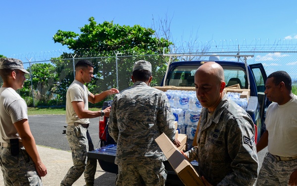 156th Airlift Wing delivers food and water to 140th Support Squadron