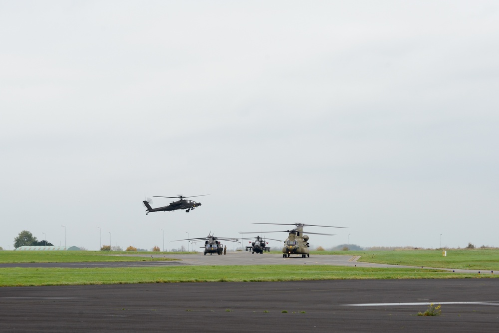 1ACB1CD leave Belgium for Operation Atlantic Resolve