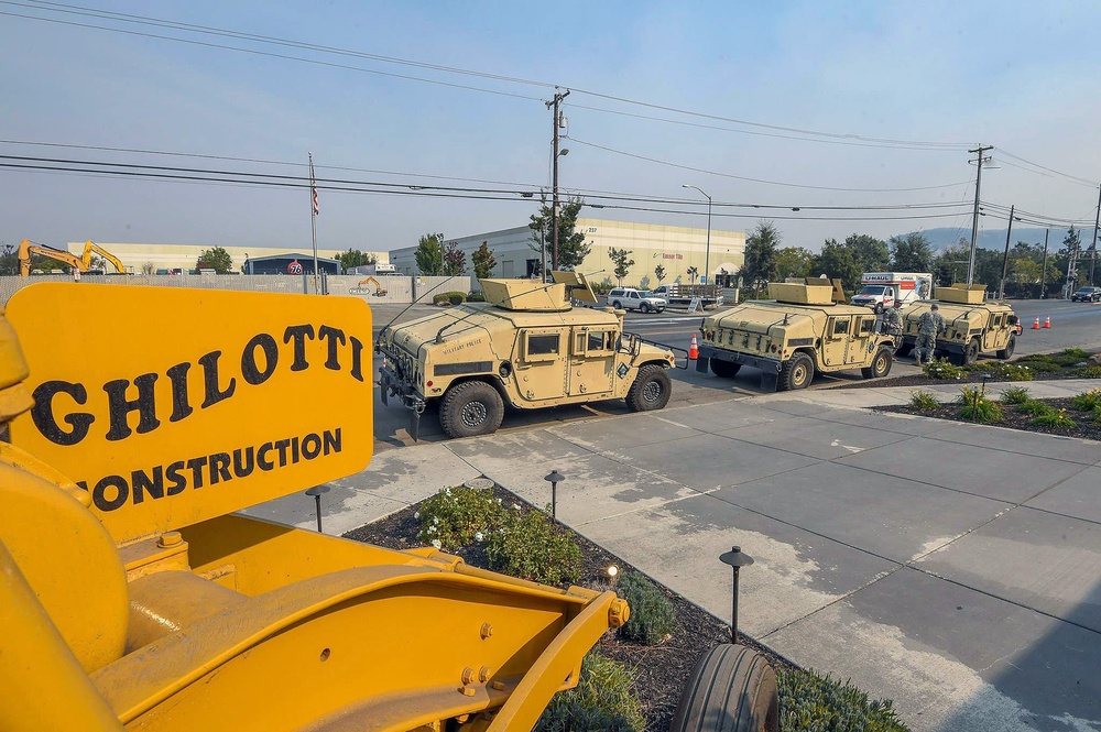 ‘Forward Operating Ghilotti’ supports Cal Guard during NorCal fires