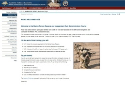 MARFORRES launches a new online Reserve and Independent Duty Administration Course and Functional Administrative Support Tool