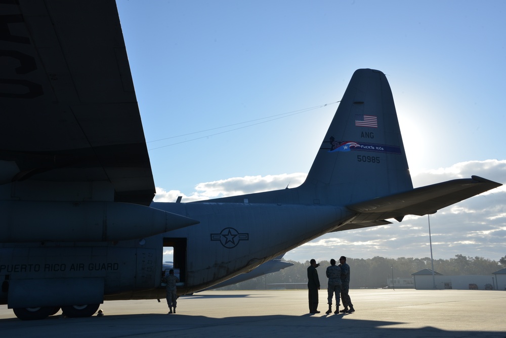 Savannah Air Guard hub of operations to Puerto Rico in Hurricane Maria relief efforts.