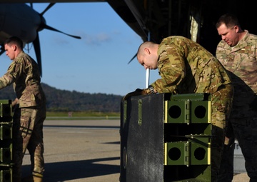Airmen from the 193rd Special Operations Squadron conduct canary slide training