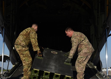 Airmen from the 193rd Special Operations Squadron conduct canary slide training