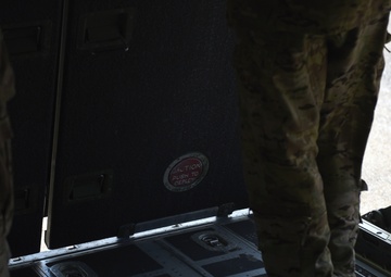 Airmen from the 193rd Special Operations Squadron conduct canary slide training