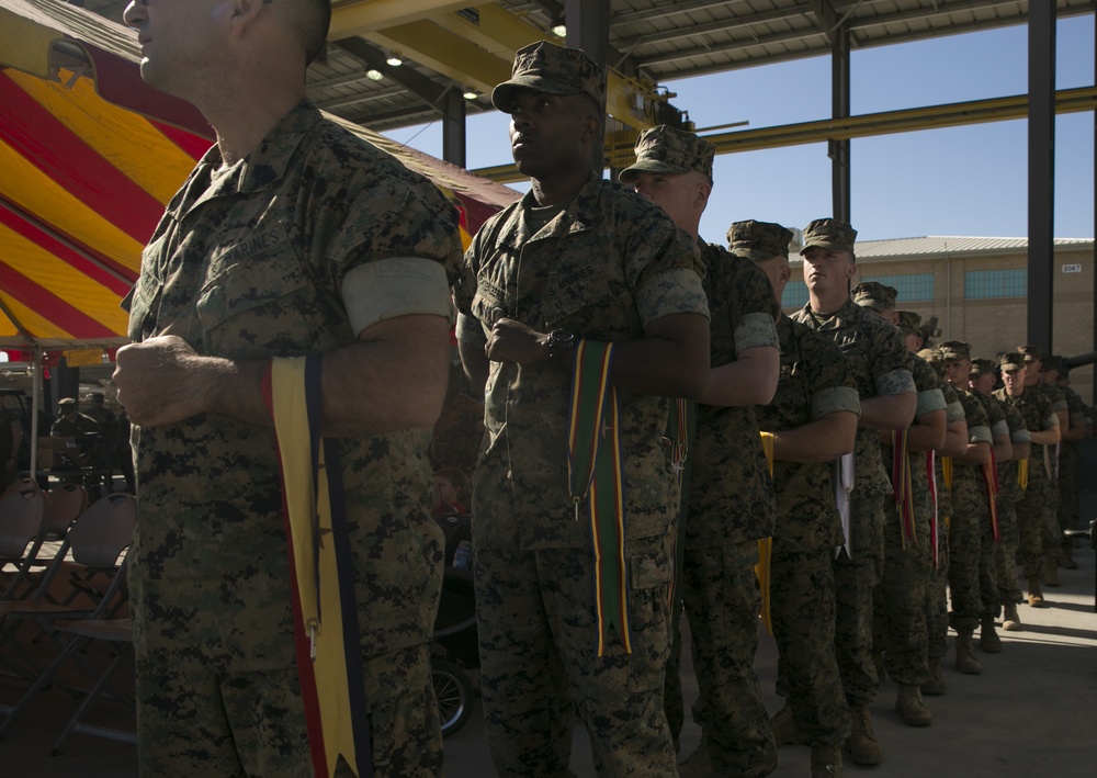 1st Tanks rededicates battalion colors on birthday