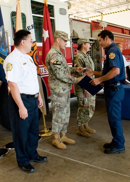 Federal Fire Department recognizes nine members