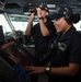 Sailors Stand Bridge Watch