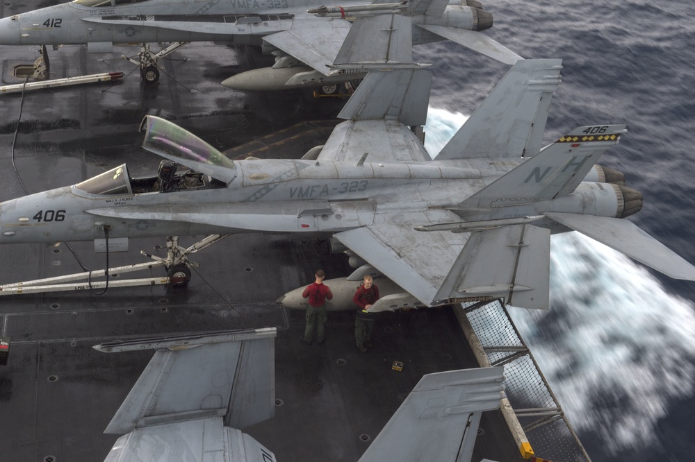 Nimitz Conducts Small Arm Qualification