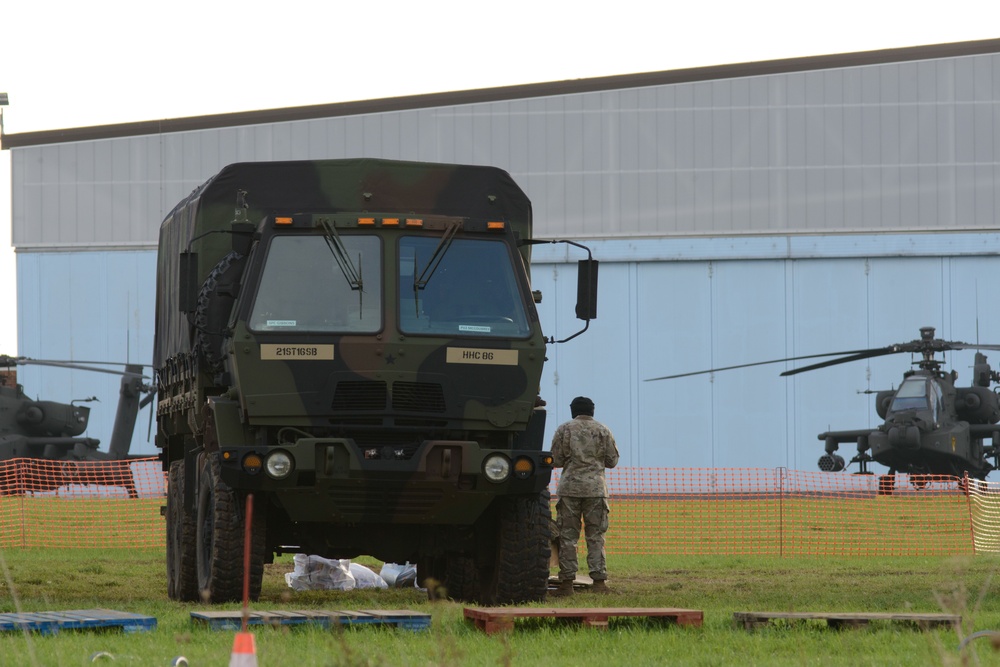 1ACB Helicopters Staged on Chievres Air Base Before Atlantic Resolve Rotation