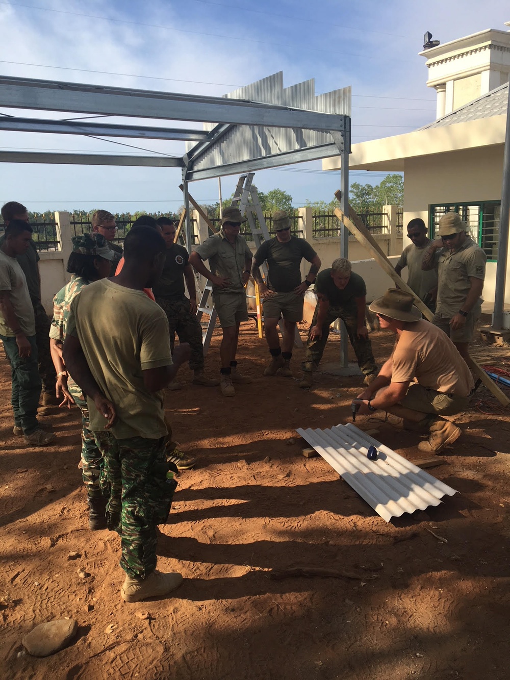 9th ESB Marines conduct engineering exercises in Timor-Leste during Exercise Harii Hamutuk 17