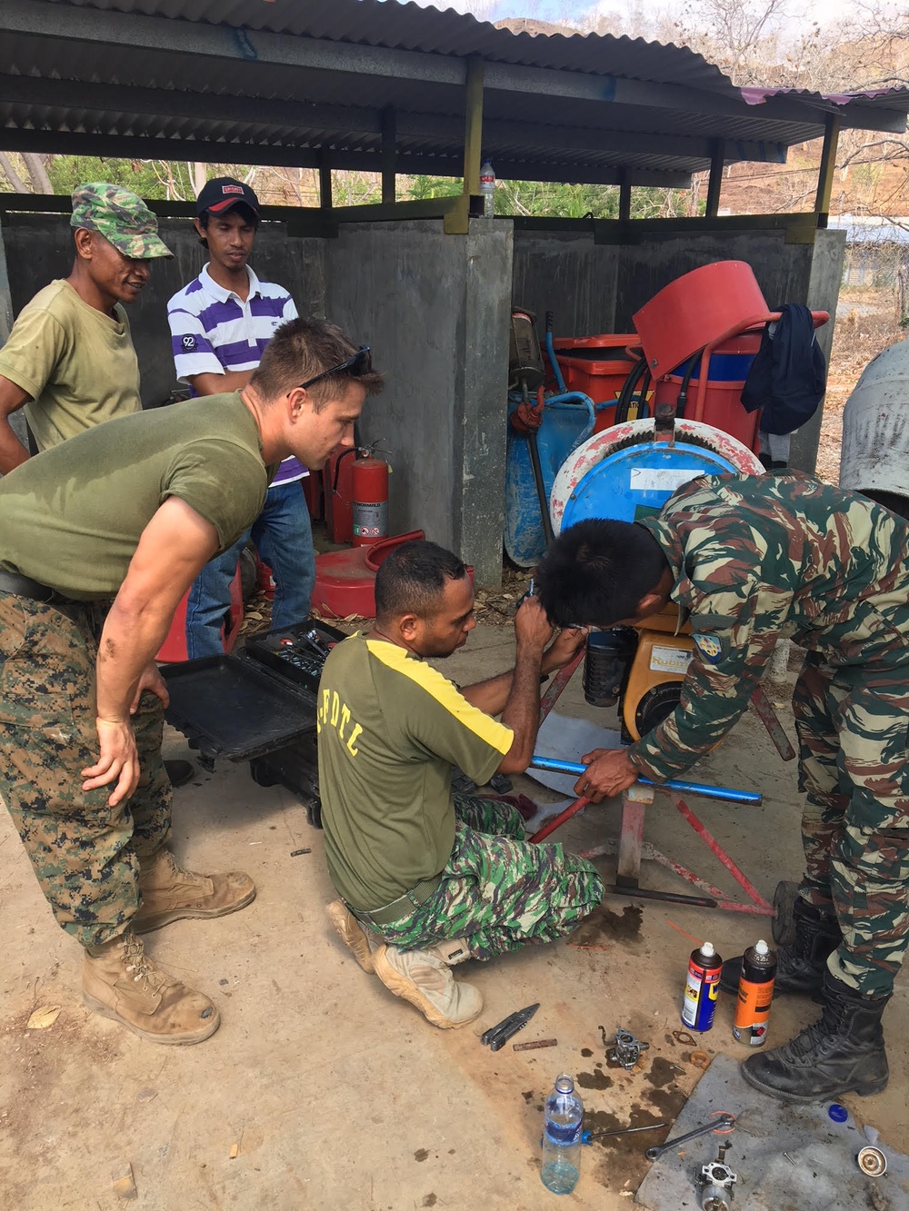 9th ESB Marines conduct engineering exercises in Timor-Leste during Exercise Harii Hamutuk 17