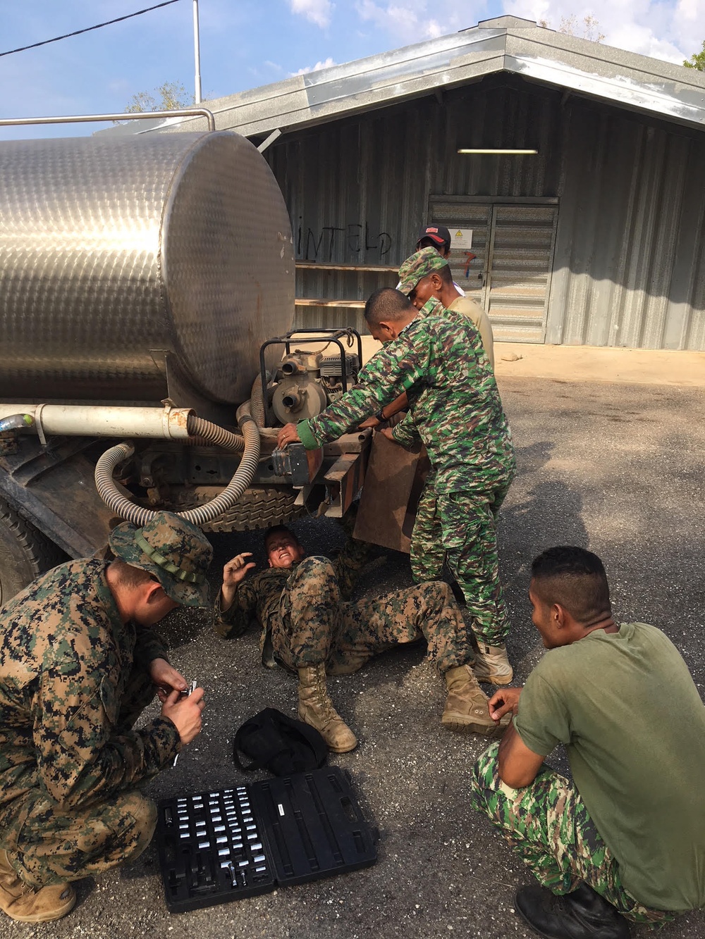 9th ESB Marines conduct engineering exercises in Timor-Leste during Exercise Harii Hamutuk 17