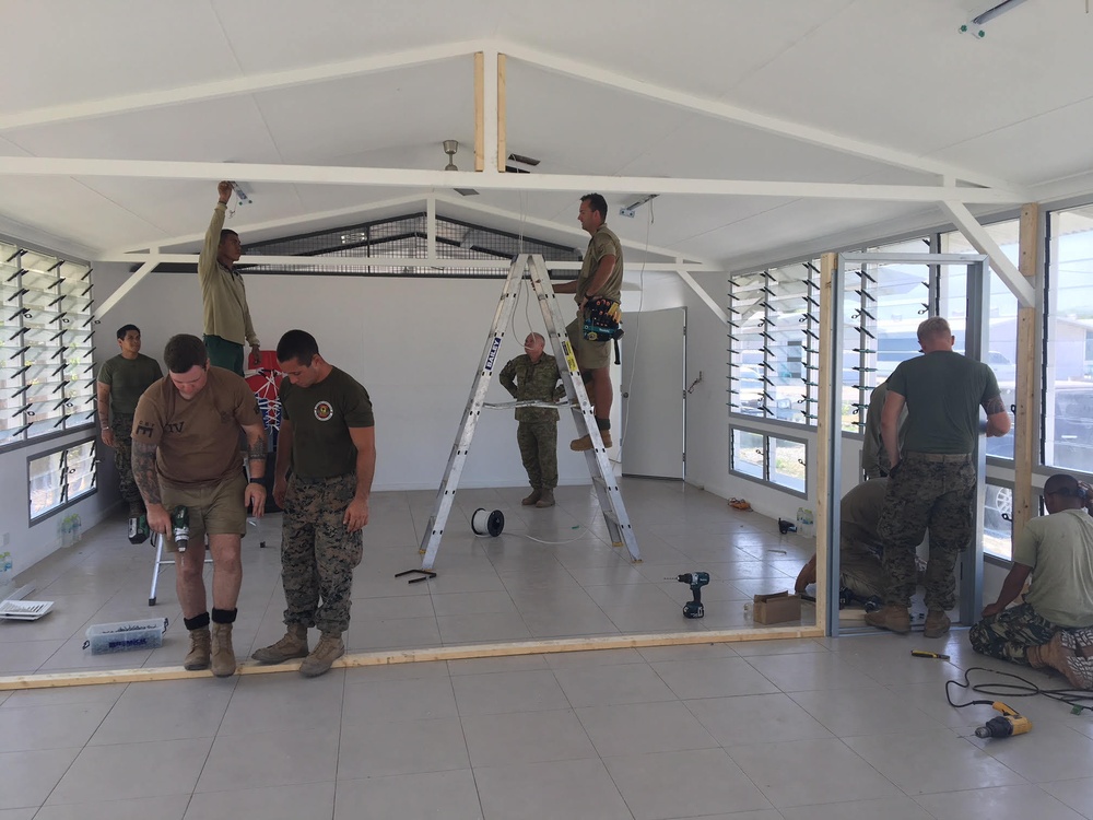 9th ESB Marines conduct engineering exercises in Timor-Leste during Exercise Harii Hamutuk 17
