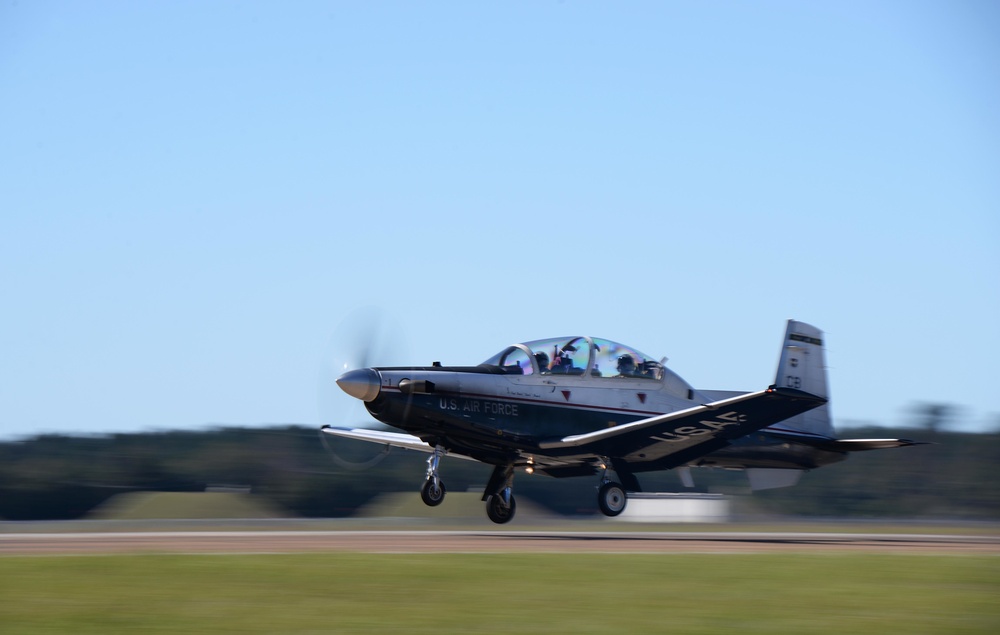 Columbus AFB pilots compete in turkey shoot competition