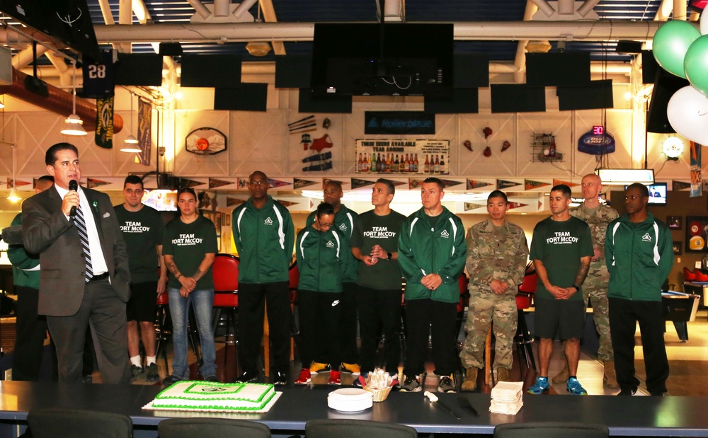 Fort McCoy recognizes Army Ten-Miler team with welcome home ceremony
