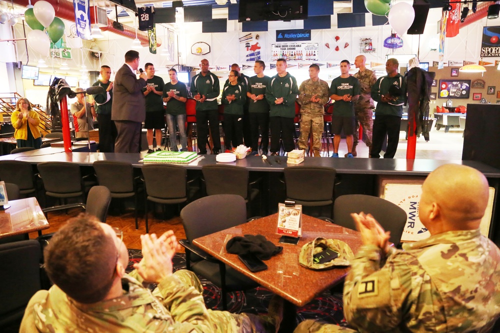 Fort McCoy recognizes Army Ten-Miler team with welcome home ceremony